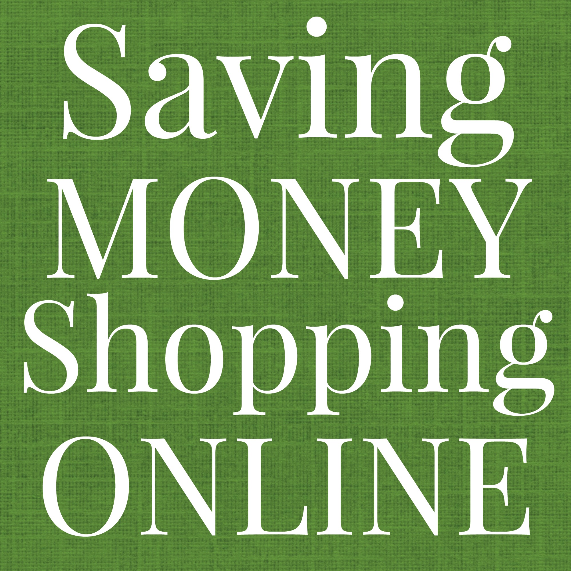 Shopping and Saving Money Online.